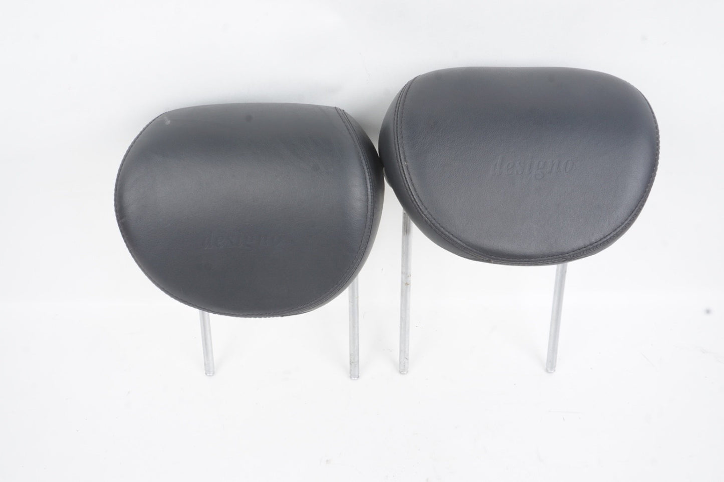 03-08 MERCEDES SL500 SL550 FRONT LEFT RIGHT HEADREST LEATHER BLACK OEM Designo