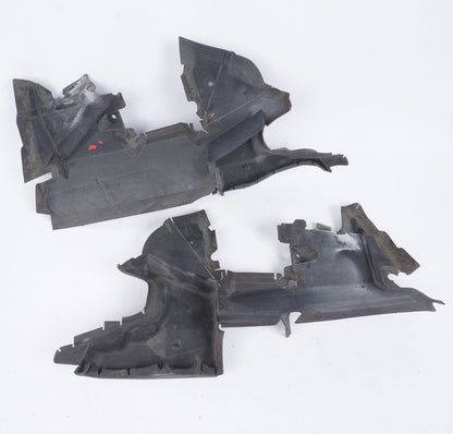 2003-2006 Mercedes R230 SL500 Front Left & Right Radiator Air Guide Duct  OEM