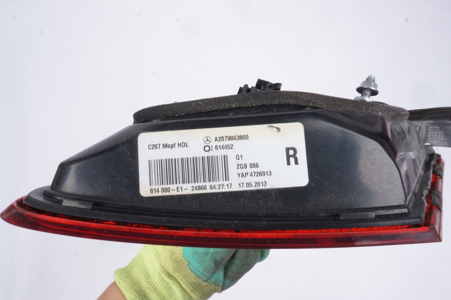 2014 2015 2016 2017 MERCEDES E350 E400 E550 OEM RH Inner Tail Light Coupe/Conver