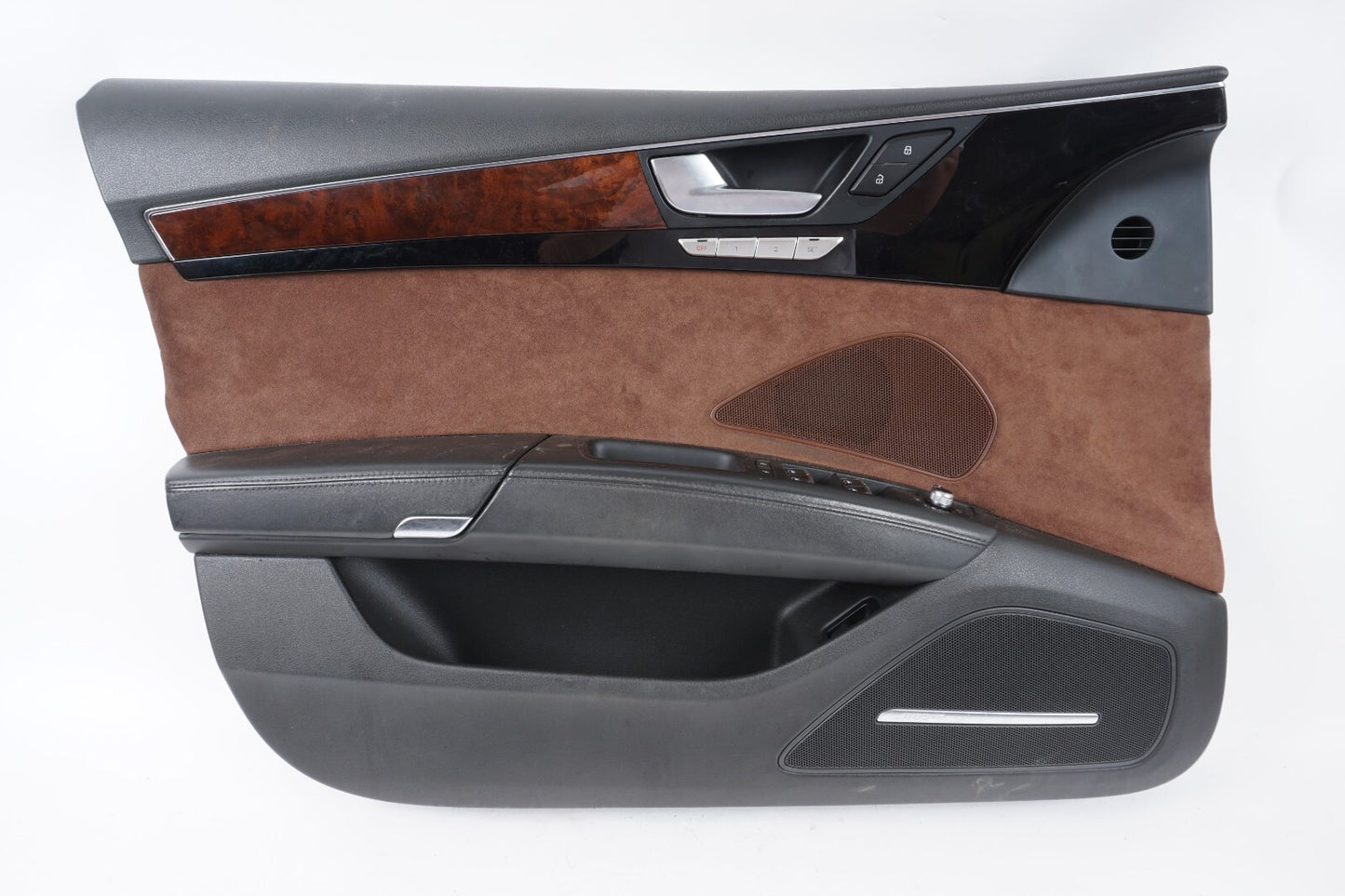 11-17 AUDI A8L FRONT LEFT DRIVER SIDE DOOR PANEL TRIM OEM