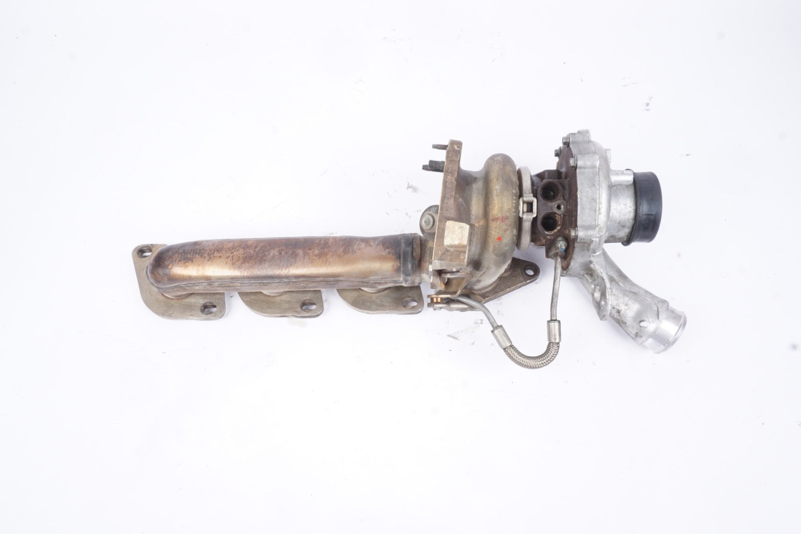 2014 - 2017 Mercedes W222 S550 E550 CL550 M278 Left Turbocharger Turbo Manifold