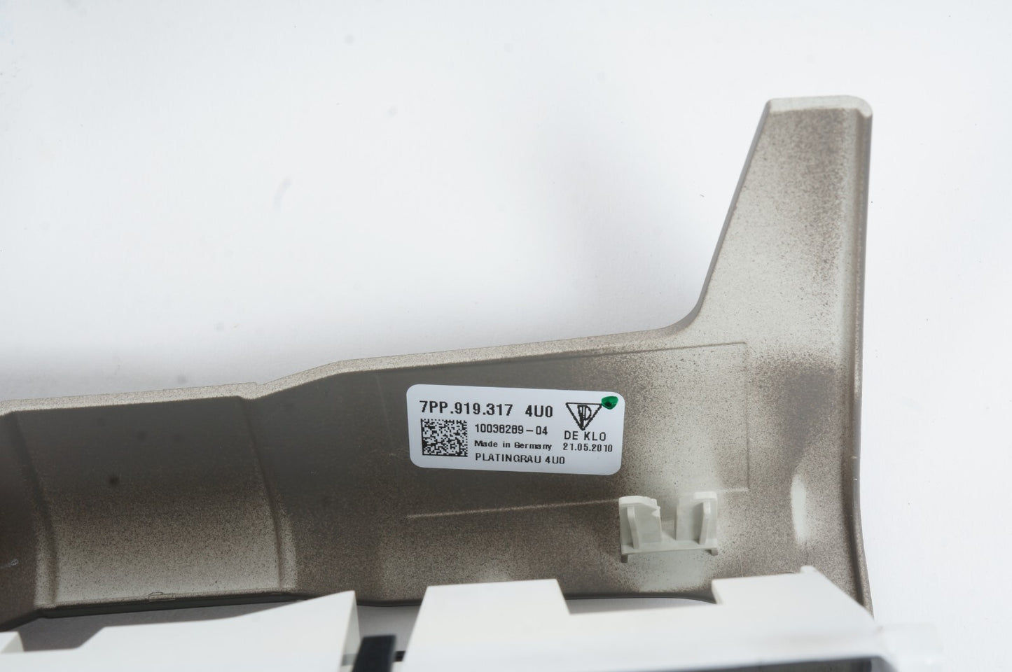 2010-2016 PORSCHE PANAMERA FRONT OVERHEAD CONSOLE READING DOME LIGHT PANEL  OEM