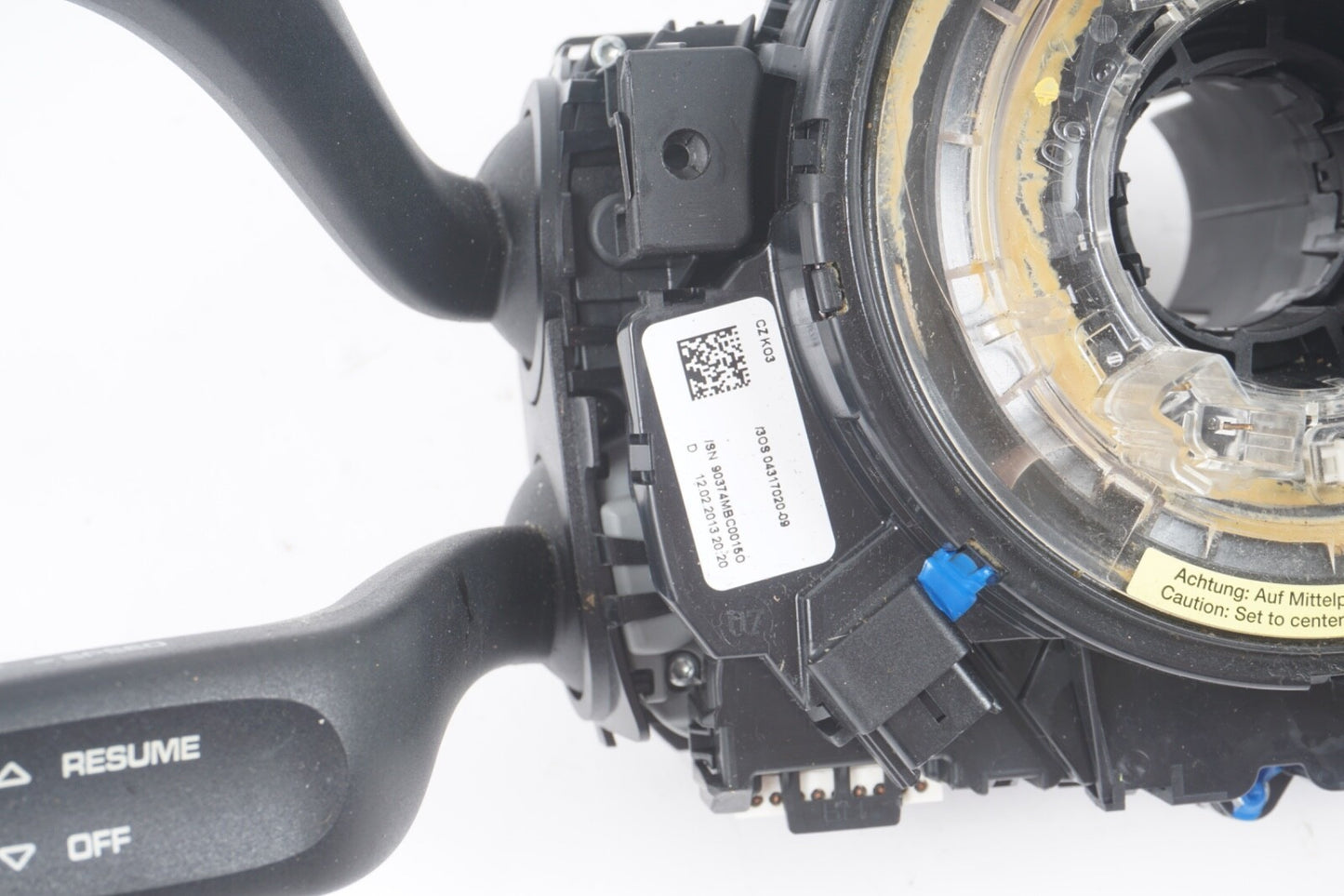 2011-2016 PORSCHE CAYENNE COLUMN BLINKER WIPER CRUISE COMBINATION SWITCH CLOCK