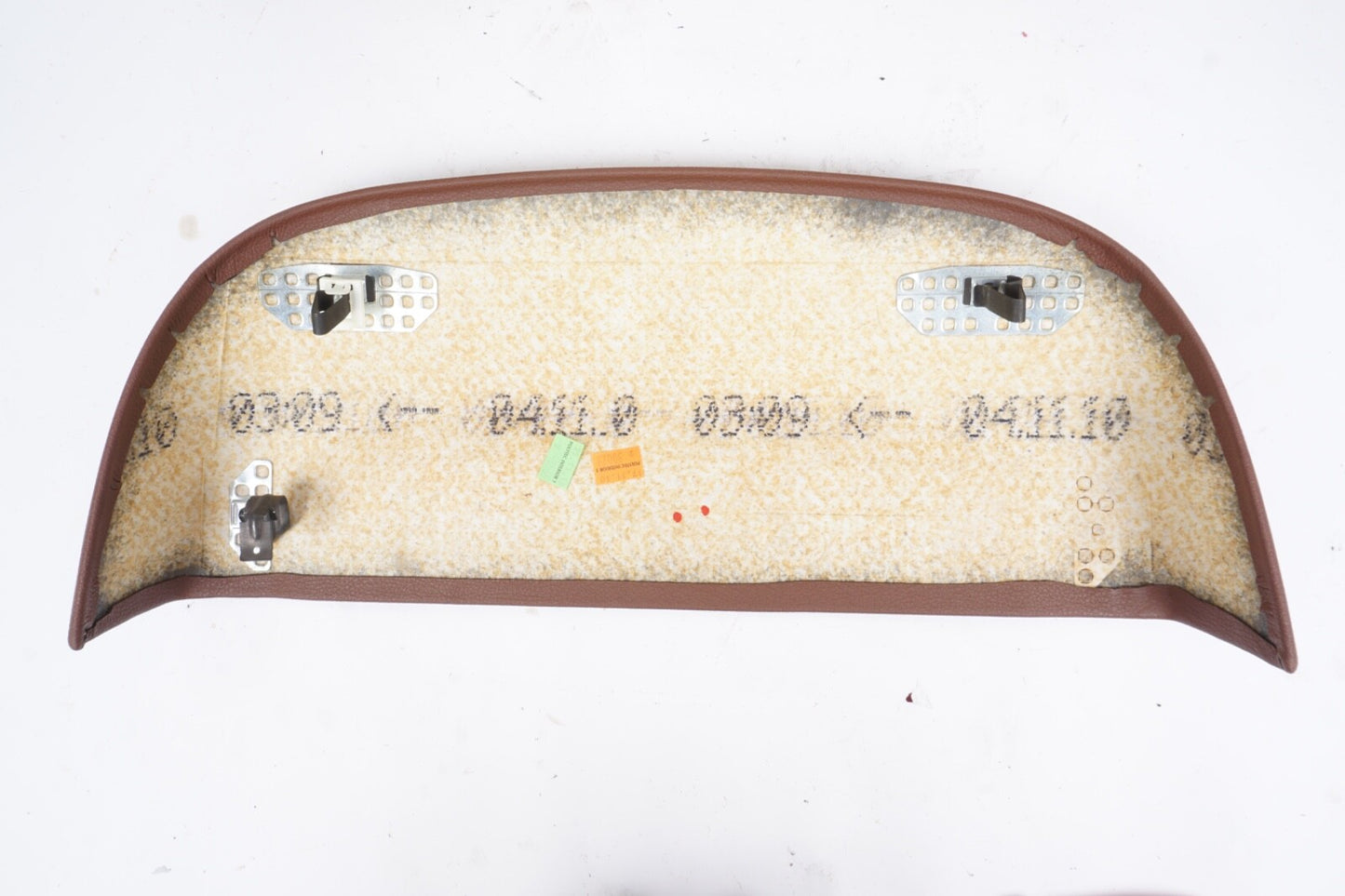 11-16 BMW F10 550i 535i 528i Front Left or Right Seat Back Cover Brown OEM