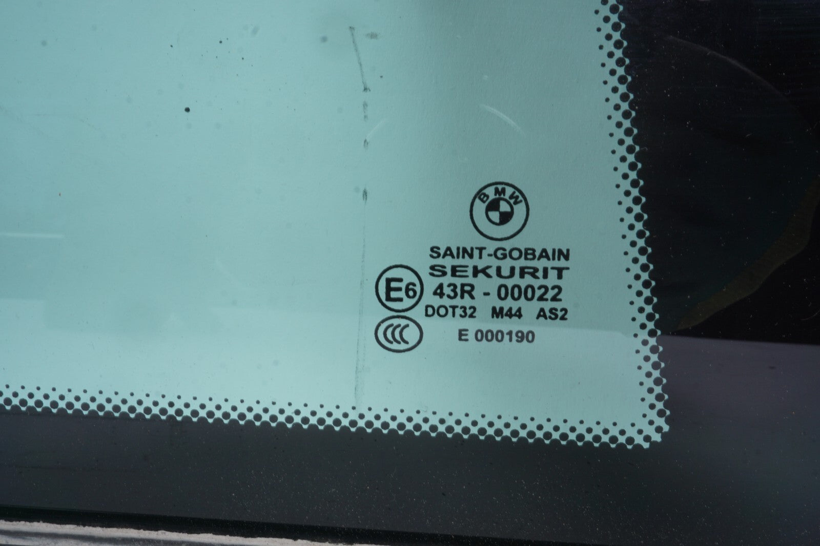 04-10 BMW 645Ci 650i M6 Coupe Rear Right Pass Side Quarter Window Glass OEM