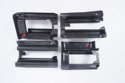 10-17 Mercedes W207 E350 Coupe Front Left Driver Seat Track Rail Cover 4Pcs OEM