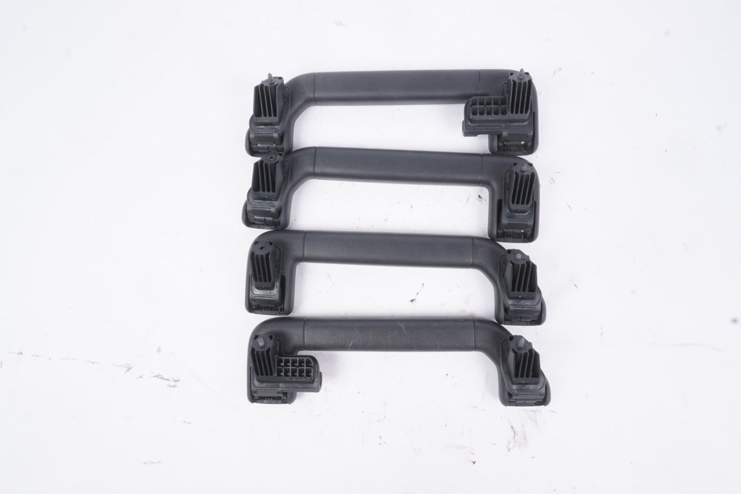 11-18 PORSCHE CAYENNE INTERIOR ROOF TOP GRAB HANDLE SET OF 4 ITEM BLACK OEM