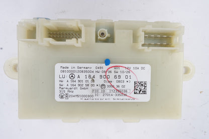 10 12 MERCEDES X164 GL450 ML350 KEYLESS IGNITION CONTROL MODULE A1649006901 OEM
