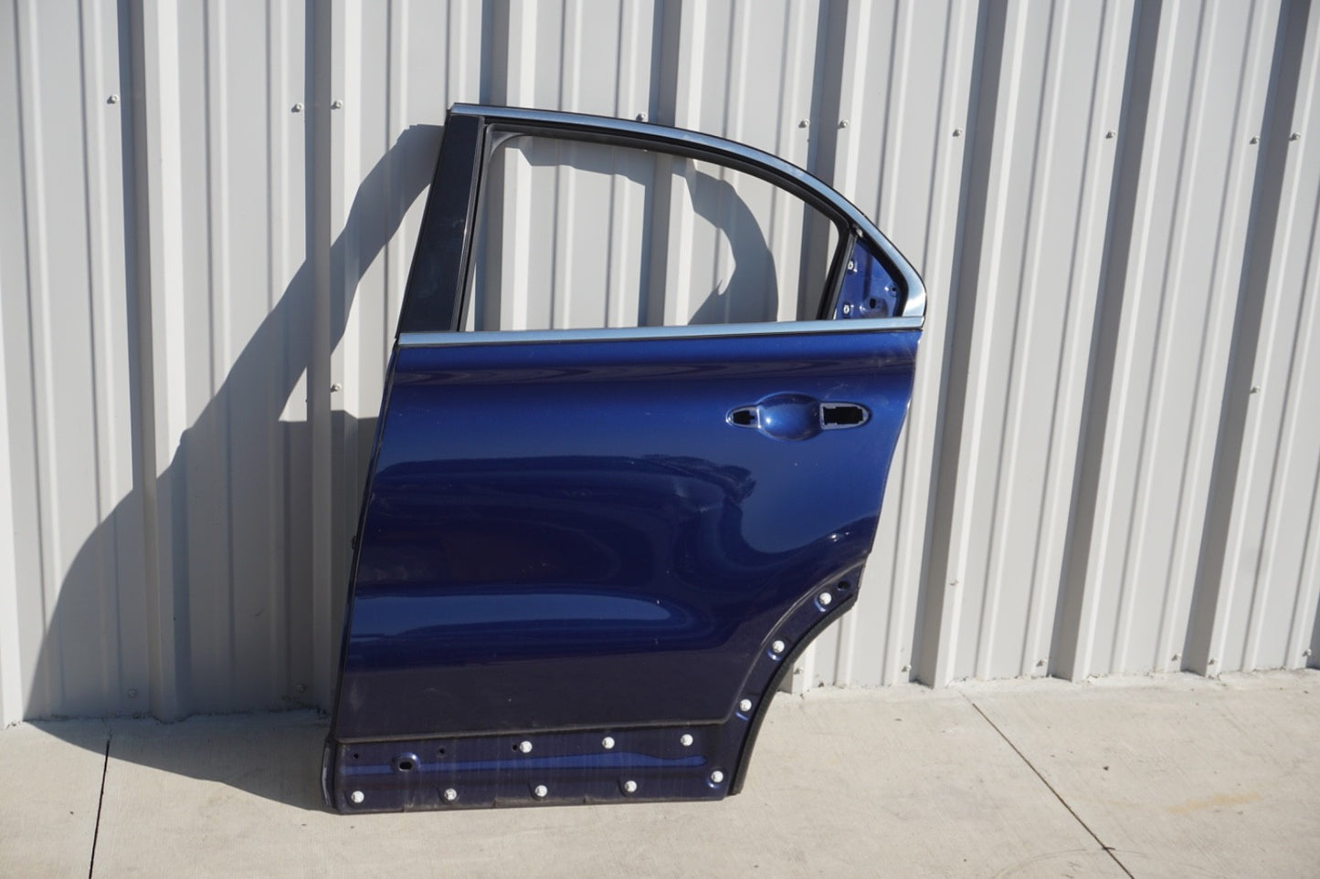 2016 - 2023 Fiat 500X  68329360AA Rear Left Door Shell Blue Color