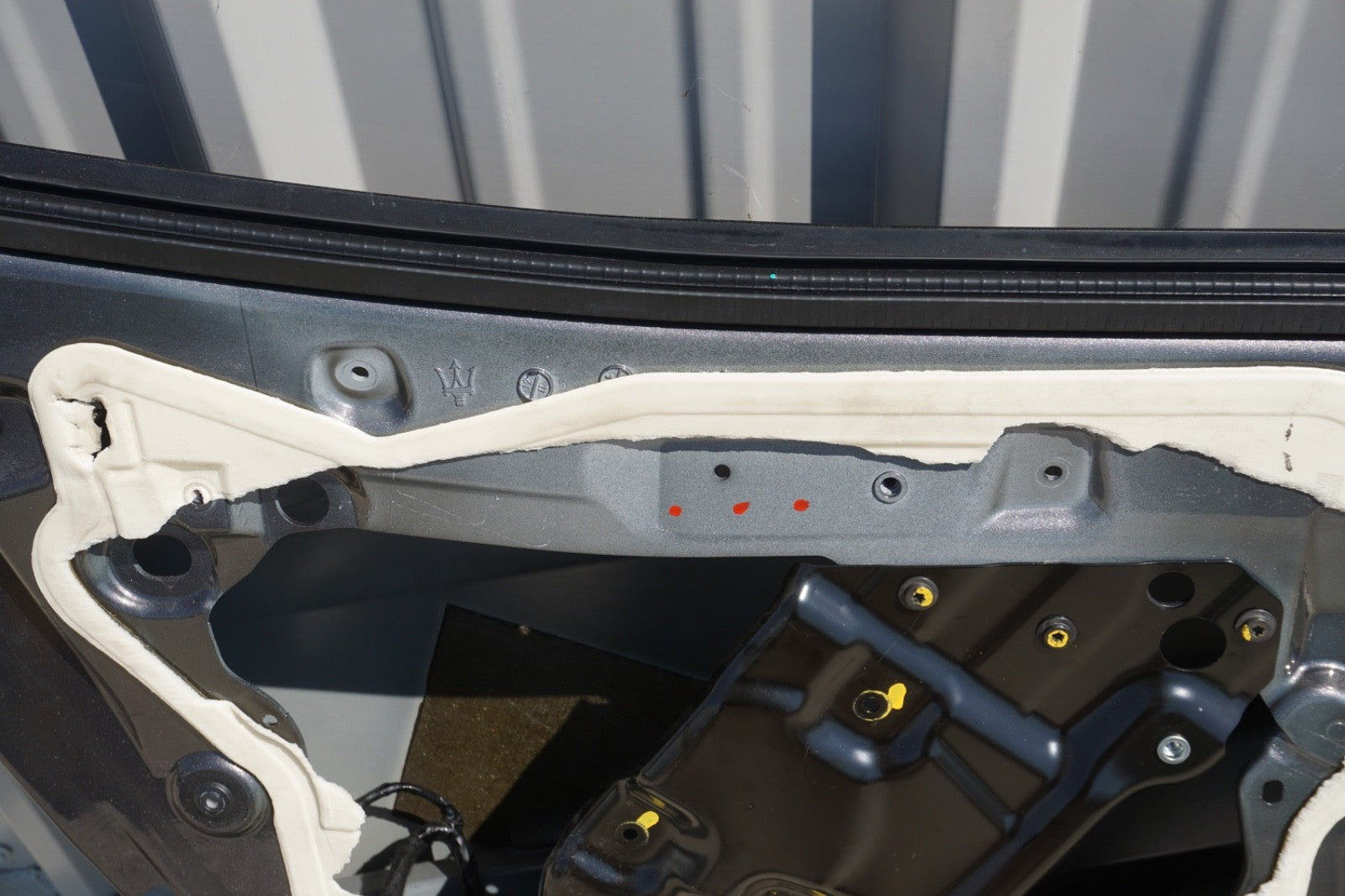 2014 - 2020 Maserati Ghibli Rear Left Driver Side Door Shell Panel OEM