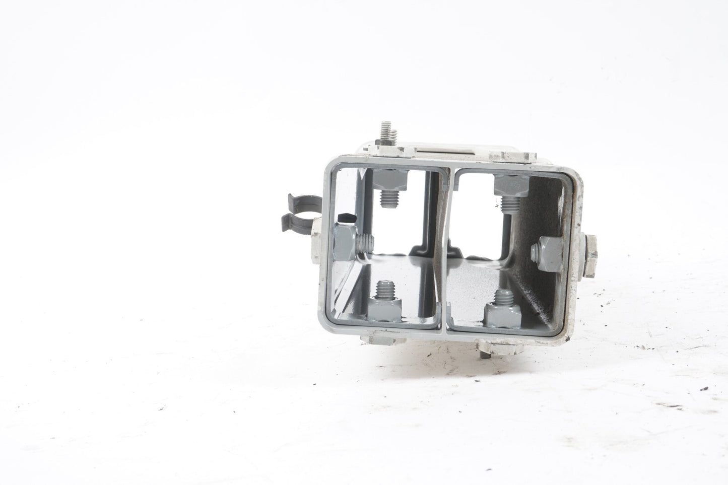 12-17 AUDI A8L A8 FRONT LEFT DRIVER SIDE BUMPER IMPACT RAIL END OEM