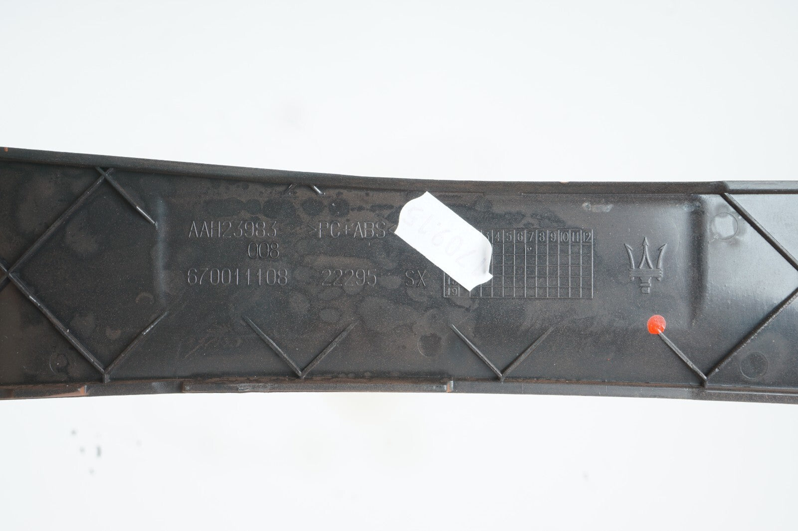 14 - 20 MASERATI QUATTROPORTE A PILLAR MIDDLE COVER TRIM LEFT & RIGHT OEM