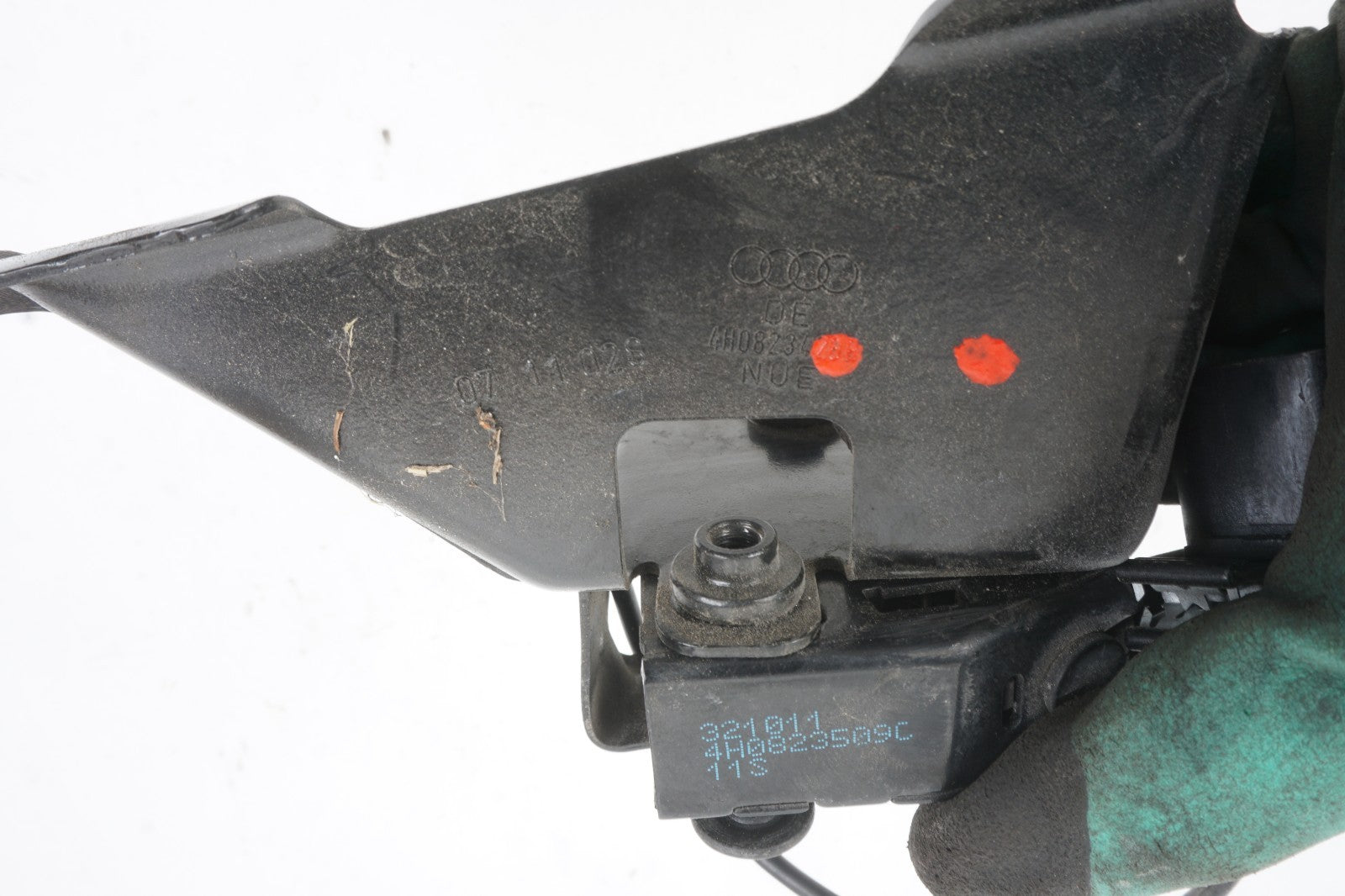 2011-2018 Audi A8 Lower Hood Latch Switch Right OEM