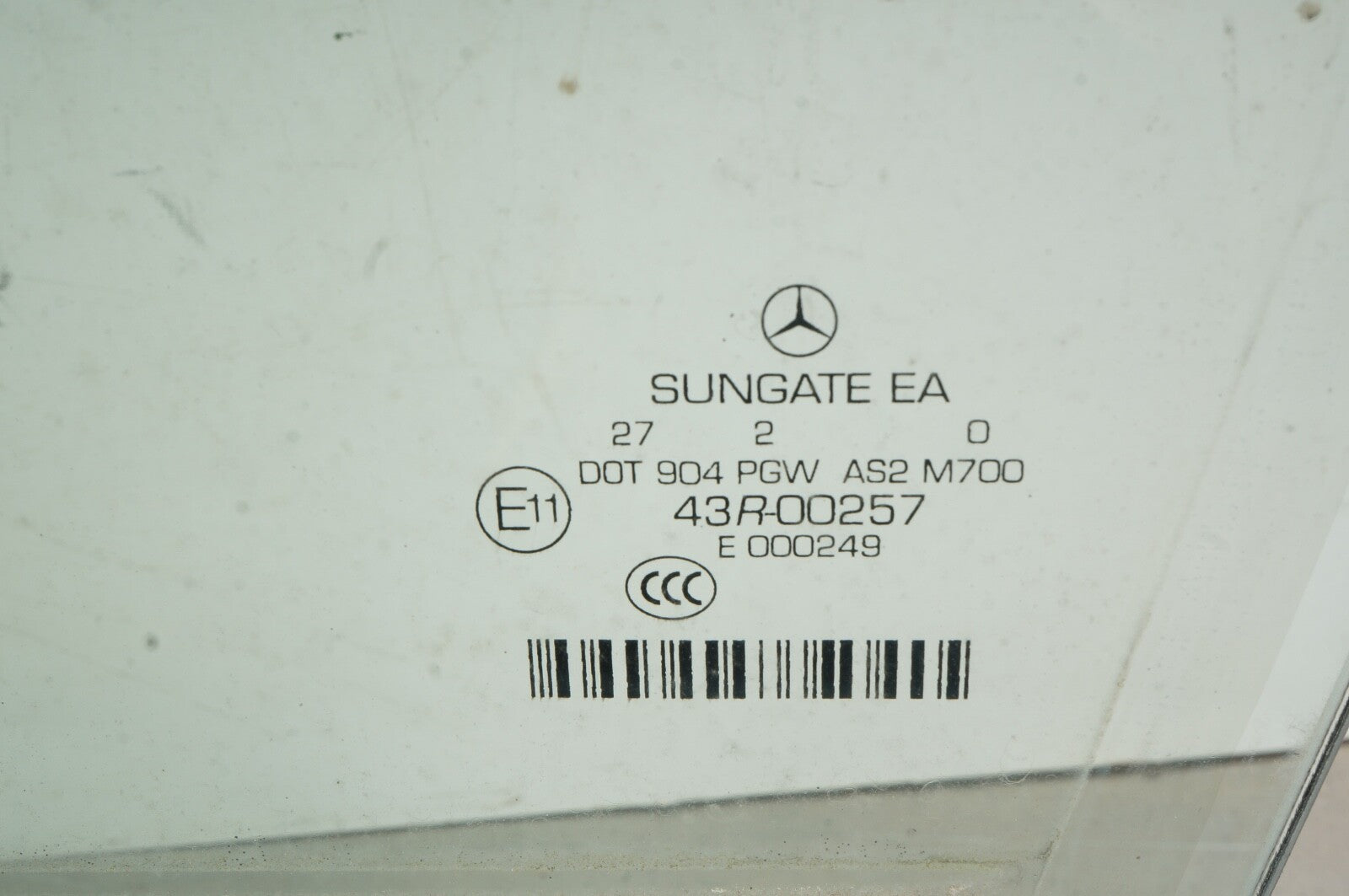 07-13 Mercedes W221 S400 S550 S63 AMG Door Window Glass Front Left Driver Side