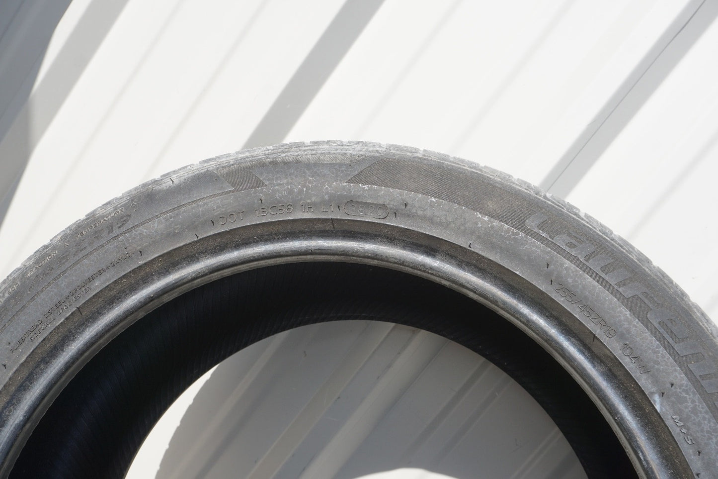 2 Used Tires 255/45ZR19 Laufenn S Fit AS 104W - 7/32