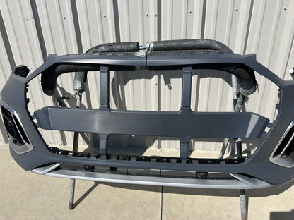 For 2021 Audi Q5 SQ5 S-Line Front Bumper Cover W/Side Grilles