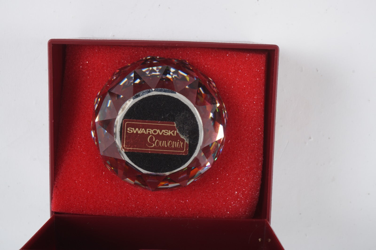 Swarovski Crystal Vitrail Medium Round Paperweight Rainbow