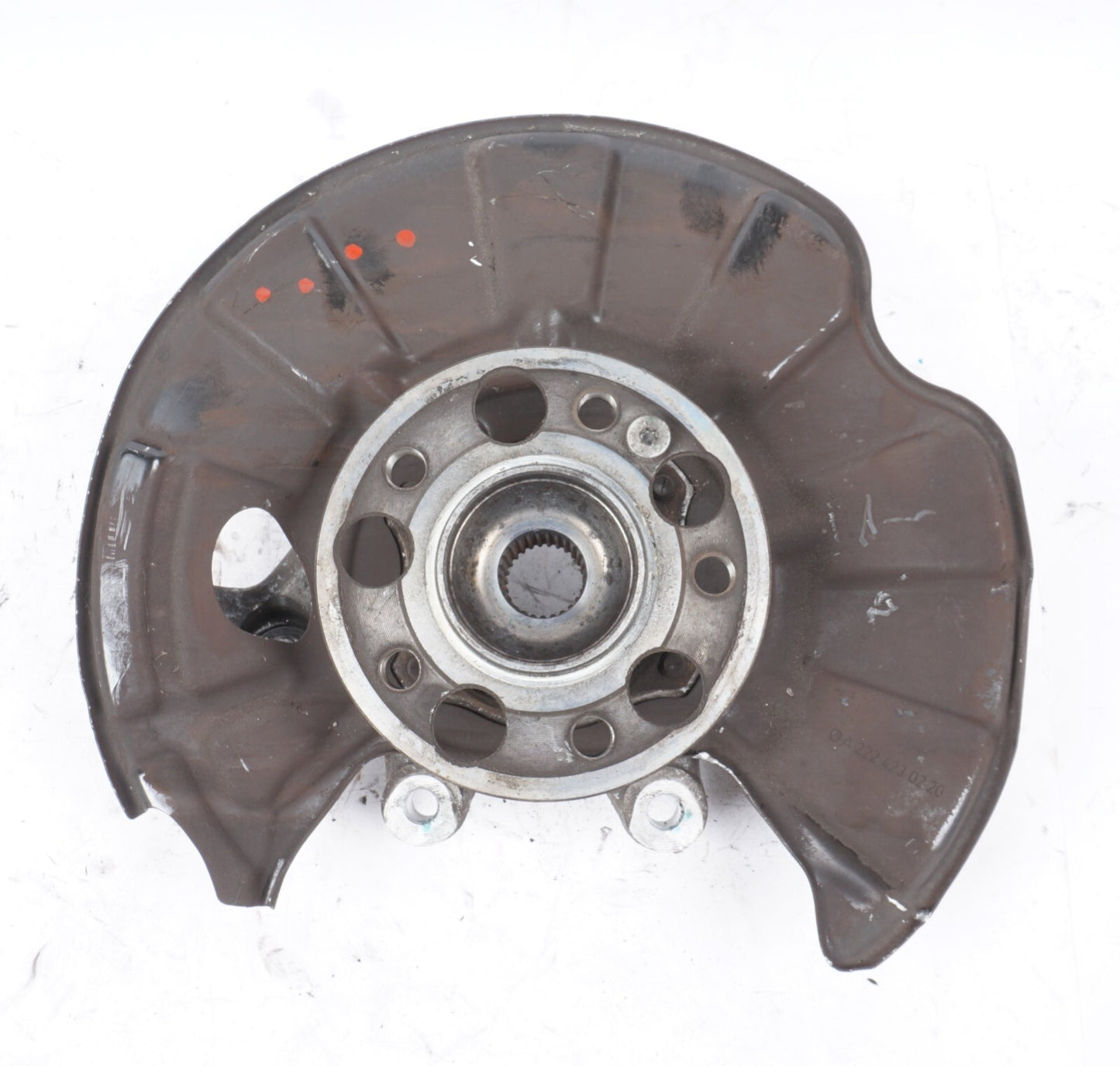 14-20 Mercedes S550 W222 Rear Right Pass Side Spindle Knuckle Wheel Hub OEM