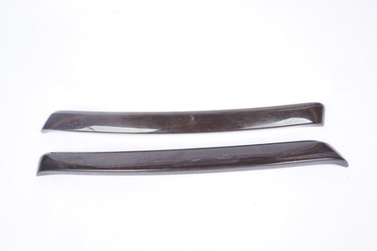 2007-2013 BMW E92 E93 Coupe Rear Left Right Side Grained Wood Trim Strip OEM