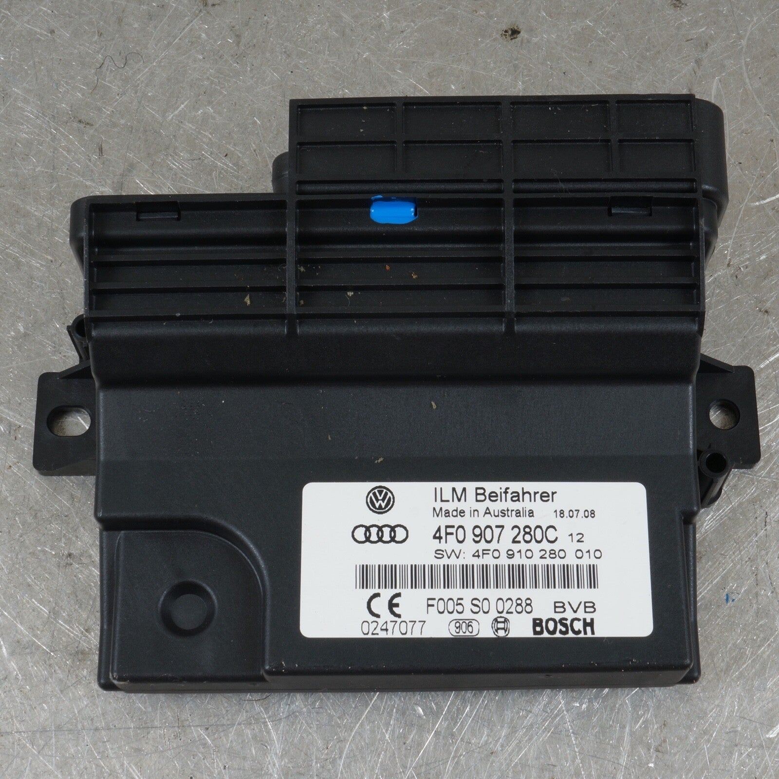 2005-2011 AUDI QUATTRO A6 ONBOARD POWER SUPPLY CONTROL MODULE 4F0907280C OEM