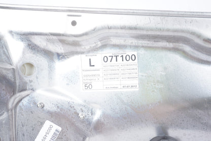 07-13 Mercedes S550 S400 Rear Left Driver Side Window Regulator & Motor OEM