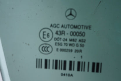 11-17 Mercedes W207 E350 E550 Convertible Door Window Glass Front Right Side OEM