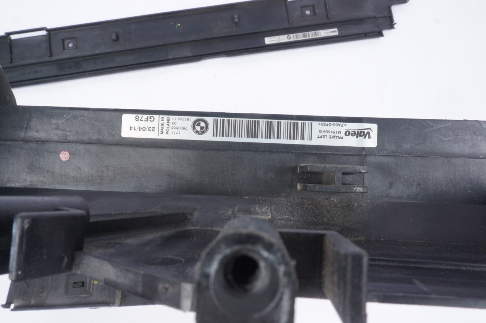 12-16 BMW 228I 328i 428I MAIN RADIATOR LEFT RIGHT UPPER FRAME MOUNT BRACKET SET