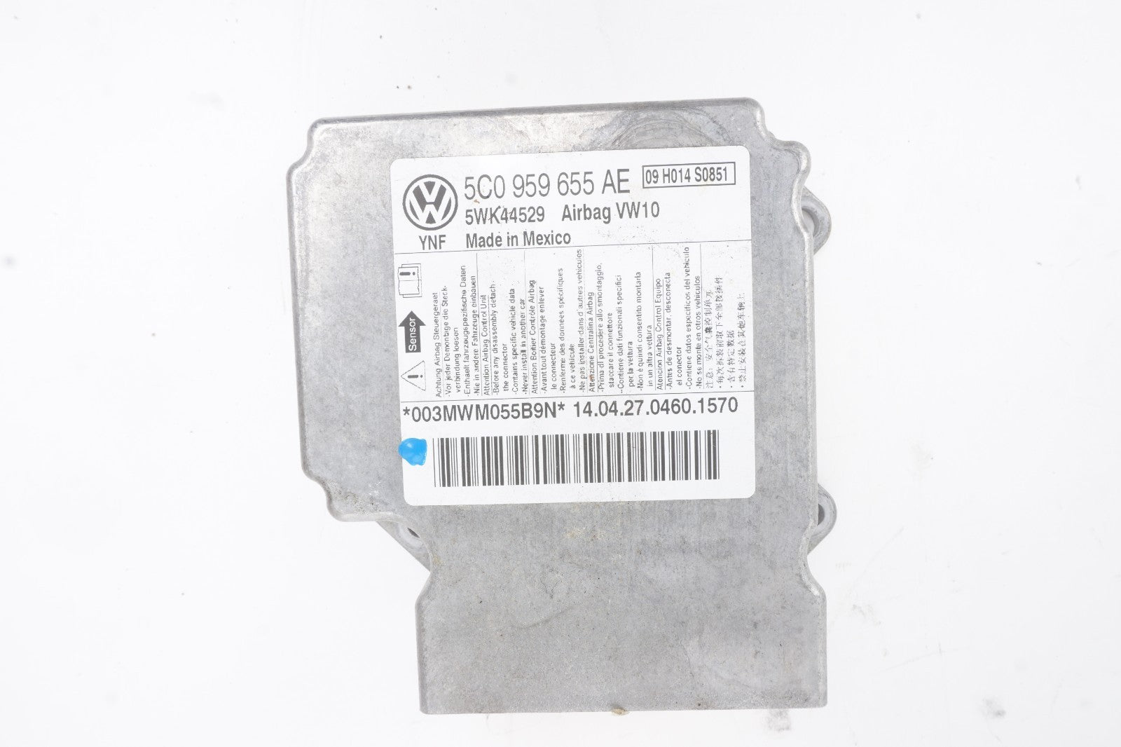 2013-2015 Volkswagen Passat Chassis Control Module Unit 5C0959655A OEM