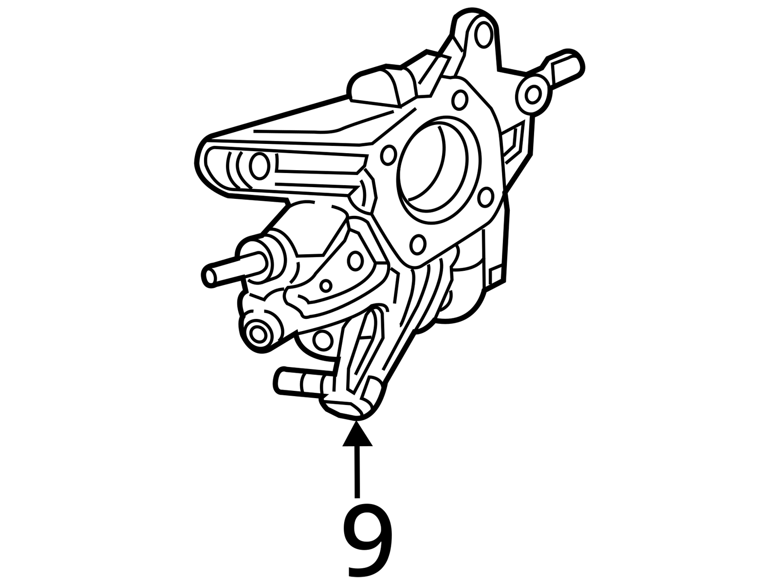 2018 - 2025 Honda Odyssey 3.5L Left Rear Knuckle OEM