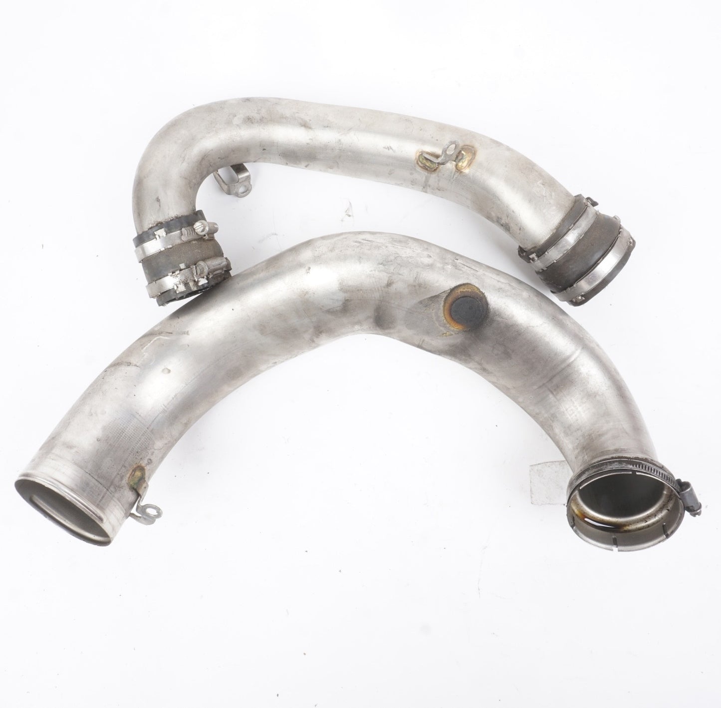 2012 - 2018 Mercedes GL450 4.6L V8 Left Air Intake Pipes Tubes OEM