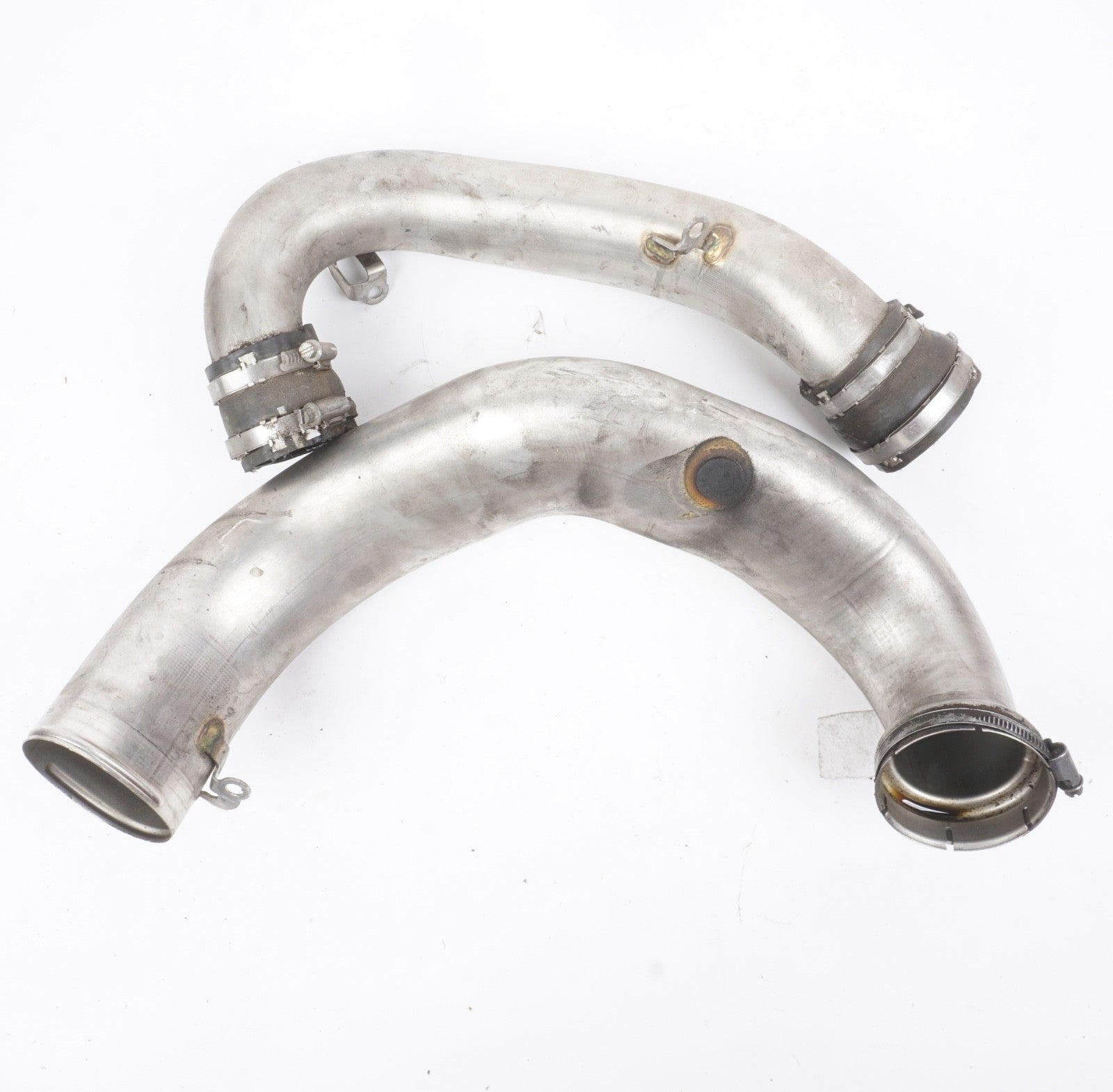 2012 - 2018 Mercedes GL450 4.6L V8 Left Air Intake Pipes Tubes OEM