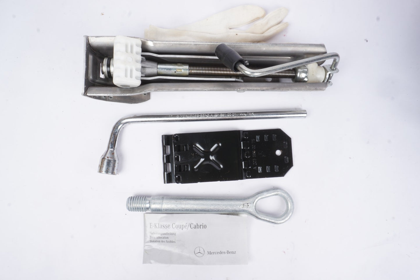 2010 - 2018 Mercedes W207 E550 E400 Jack Scissor Emergency Tire Tool Kits Holder
