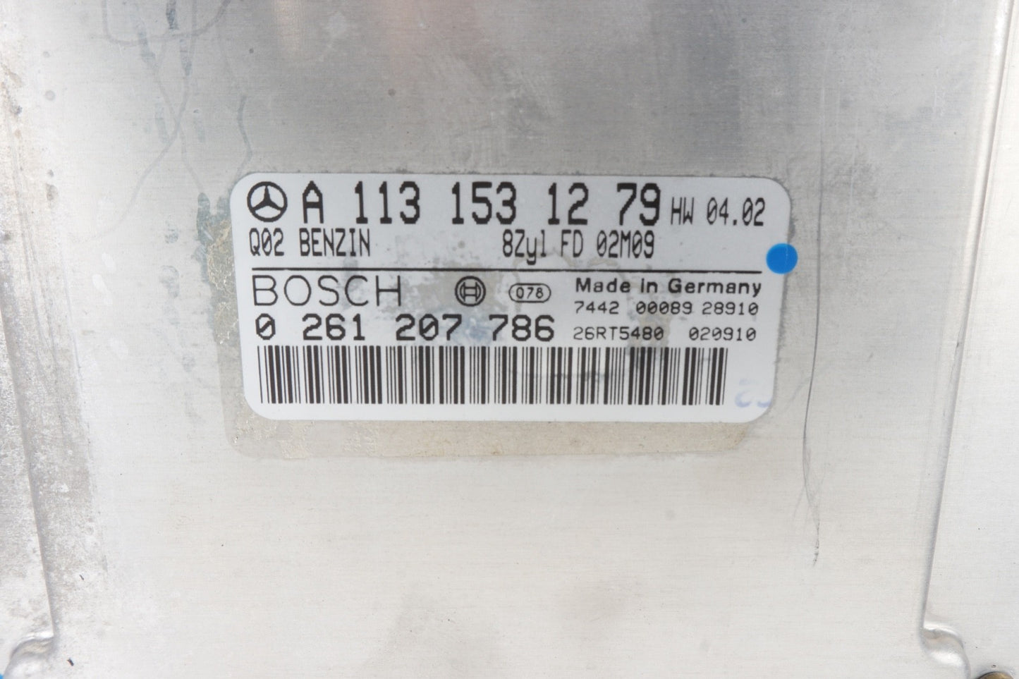 2001-05 MERCEDES S500 Computer Brain Engine Control ECU ECM EBX A1131531279
