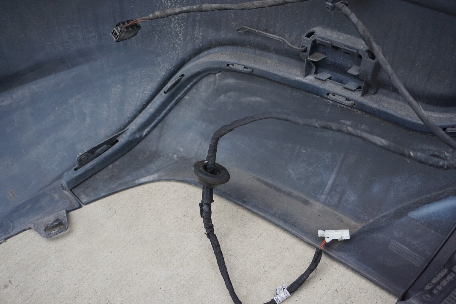 12-14 Mercedes W204 C250 Sport AMG Rear Bumper Cover Assembly BLUE OEM