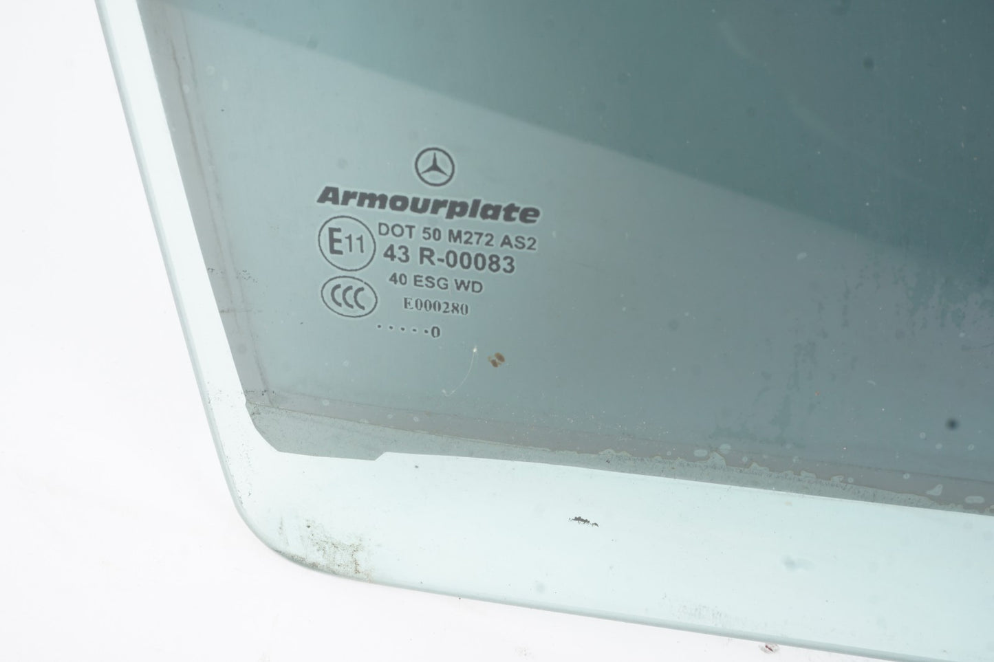 08-14 Mercedes-Benz C300 Rear Right Passenger Side Door Window Glass OEM
