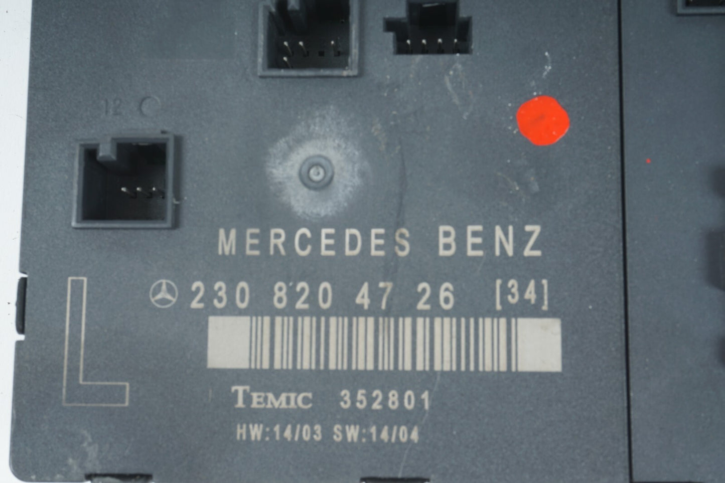 2003-2008 Mercedes SL500 SL550 SL65 AMG Front Left Side Door Control Module  OEM