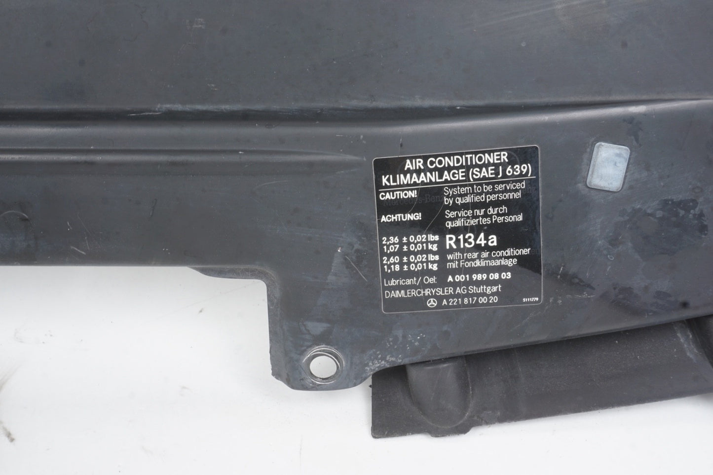 2007 - 2013 Mercedes W221 S550 Front Radiator Core Support Frame Center OEM