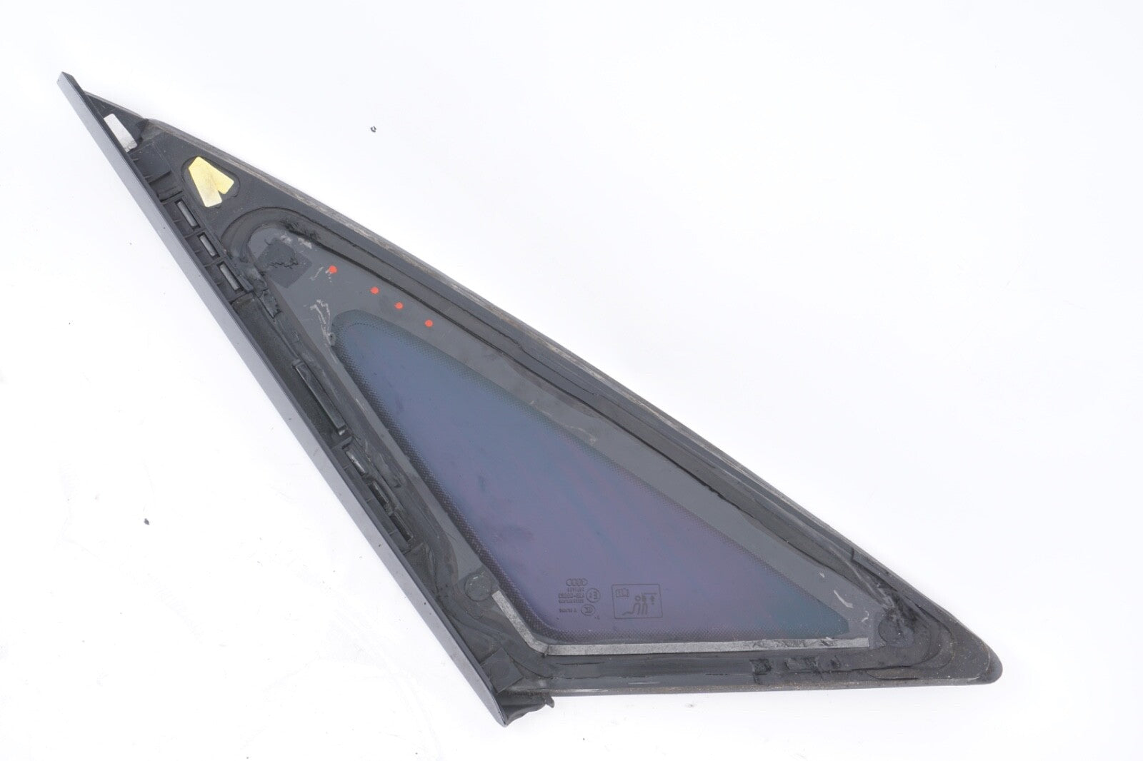 11-17 AUDI A8L RIGHT PASSENGER SIDE REAR QUARTER WINDOW GLASS OEM