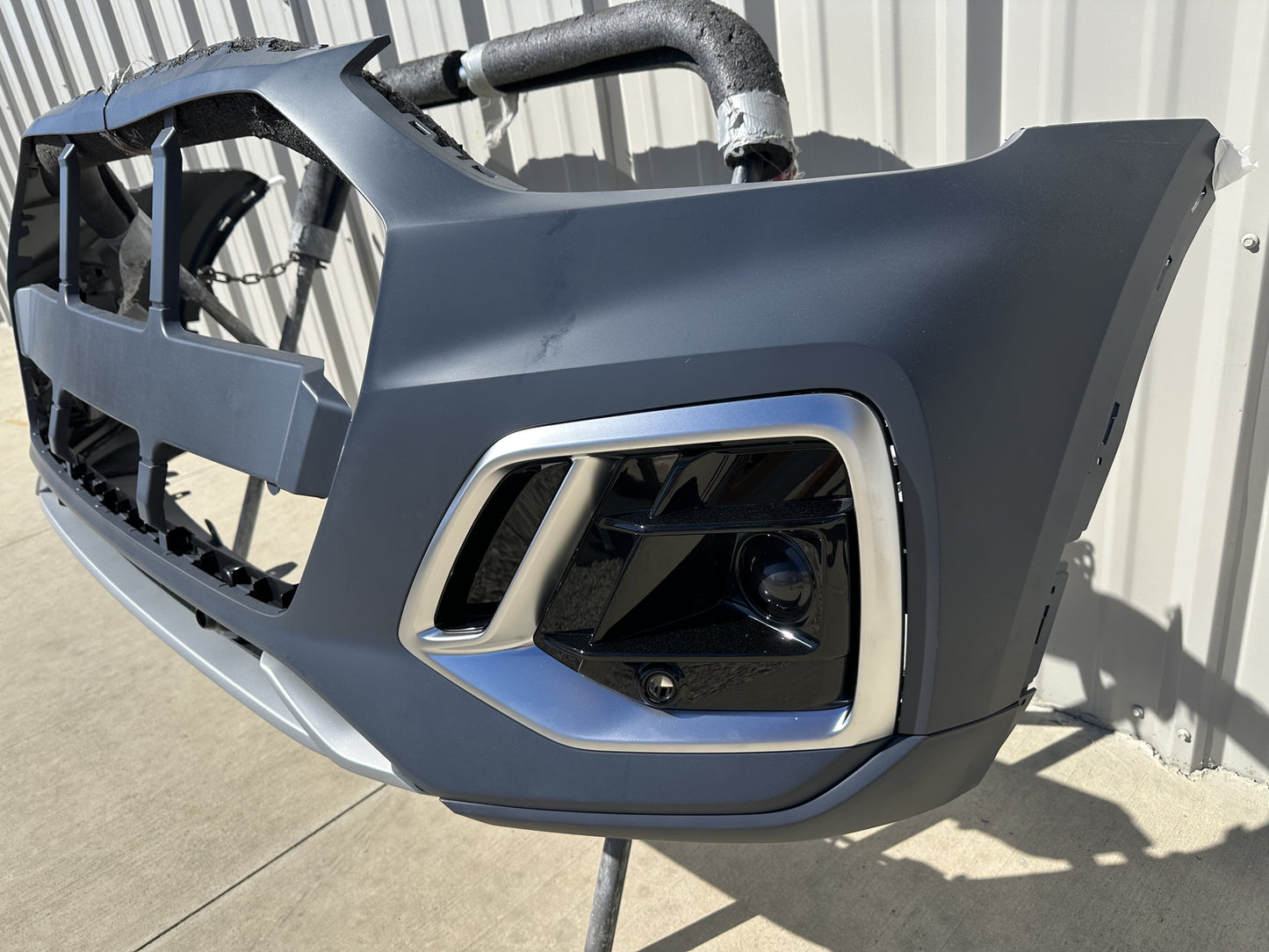 For 2021 Audi Q5 SQ5 S-Line Front Bumper Cover W/Side Grilles