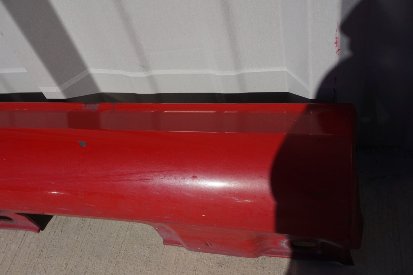 2008 - 2014 Mercedes C250 C300 AMG Sport Sedan Right Side Skirt Rocker Panel Red