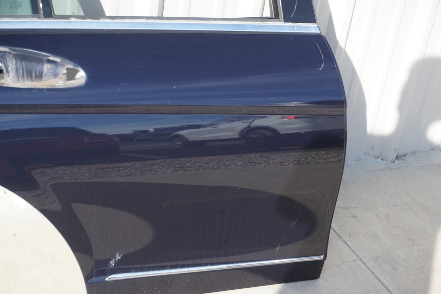 08-14 Mercedes C300 C350 W204 Rear Right Passenger Side Door Shell OEM