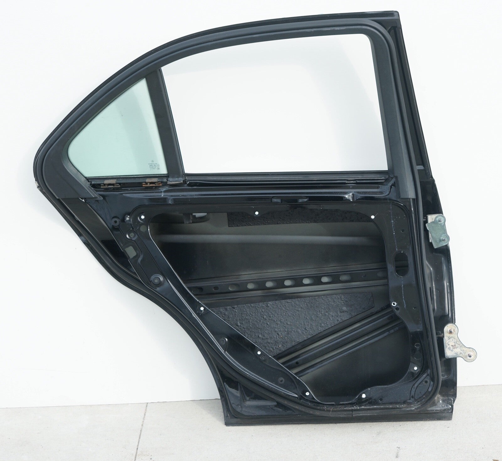 08-14 Mercedes C300 C250 C350 Sedan Rear Left Driver Side Door Shell Red OEM