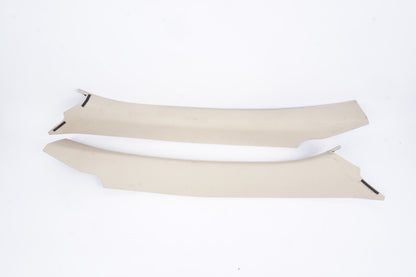 14-17 MERCEDES W207 E400 E350 COUPE FRONT RIGHT LEFT TRIM A PILLAR OEM BEIGE
