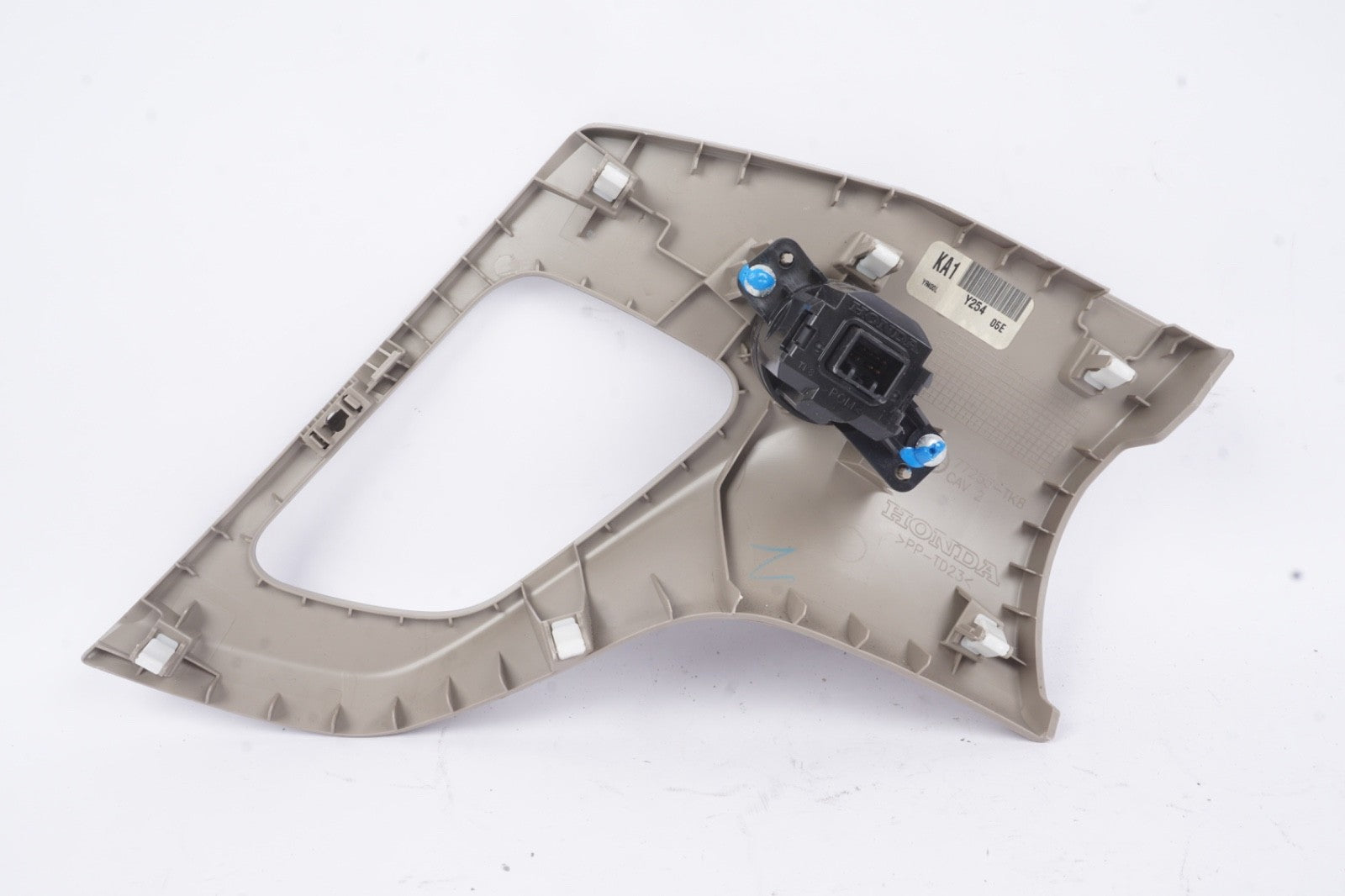 14-17 Honda Odyssey Engine Ignition Power Push Button Switch w/ Trim OEM BEIGE