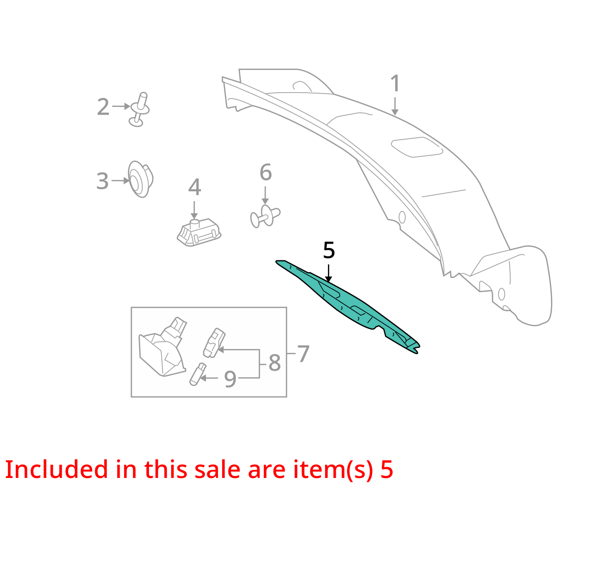 2008 - 2014 MERCEDES-BENZ C300 W204 REAR TRUNK HANDLE TRIM PANEL COVER OEM