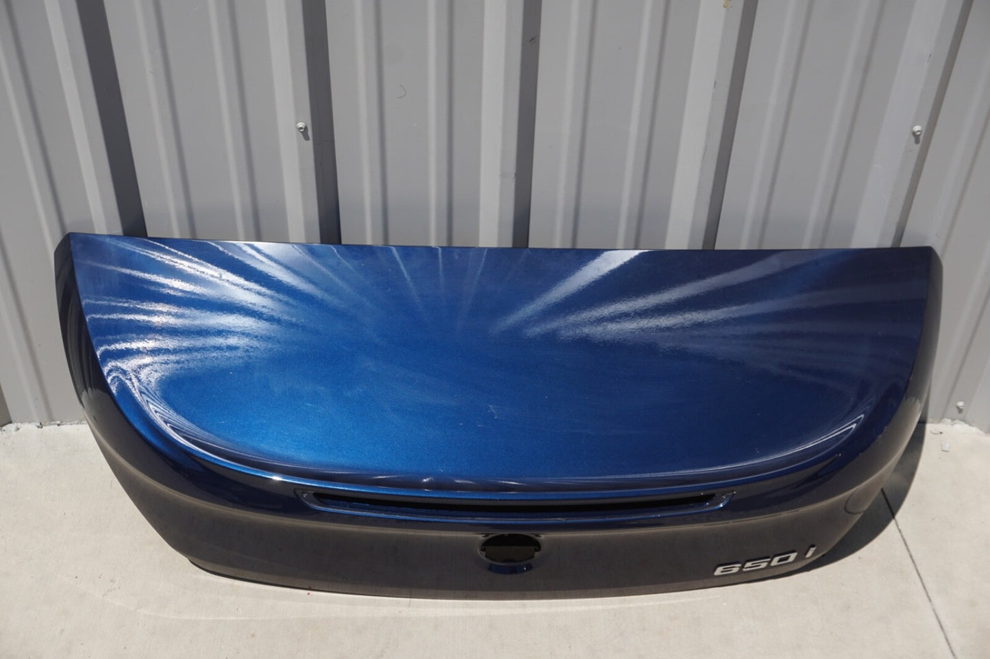 2004 - 2010 BMW E64 645 650 M6 Convertible Rear Trunk Lid Shell Panel