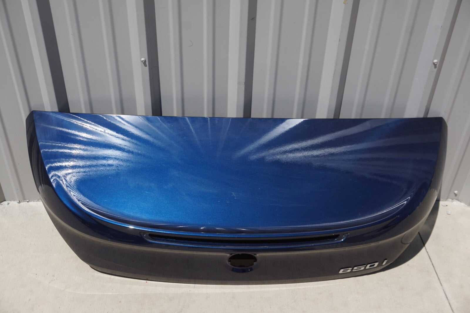 2004 - 2010 BMW E64 645 650 M6 Convertible Rear Trunk Lid Shell Panel