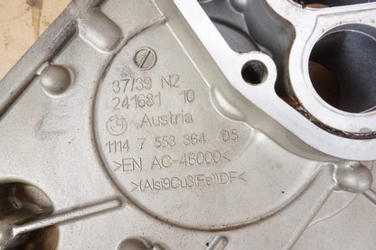 2012 - 2016 BMW 650i 550i 750i 4.4l Lower Engine Timing Cover 7553364 OEM