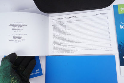 2018 HONDA ODYSSEY OWNERS MANUAL USER GUIDE W/ CASE OEM