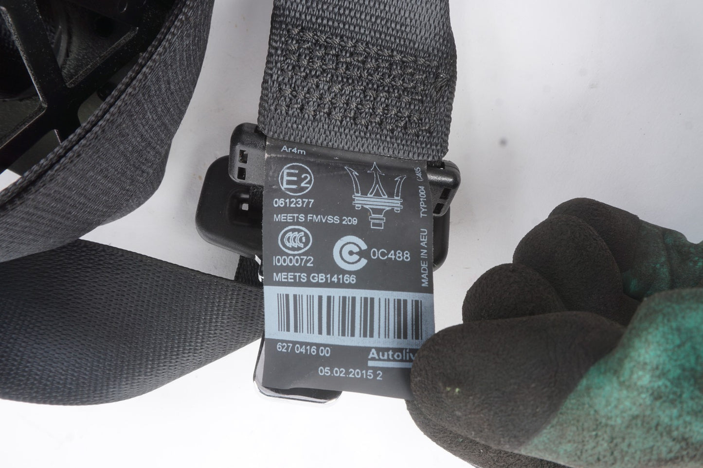 2014 - 2024 Maserati Ghibli Rear Right Passenger Side Seat Belt Retractor OEM